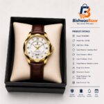 BINBOND 6818G Premium Blue Dial Quartz Watch - Image 5
