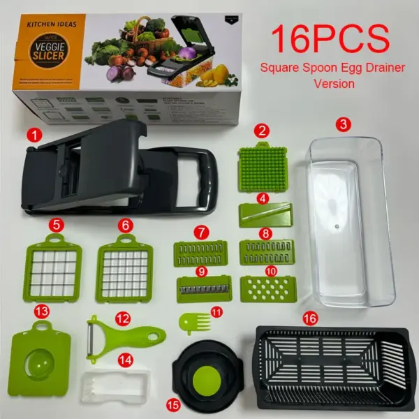 16-in-1 Multifunctional Vegetable Cutter